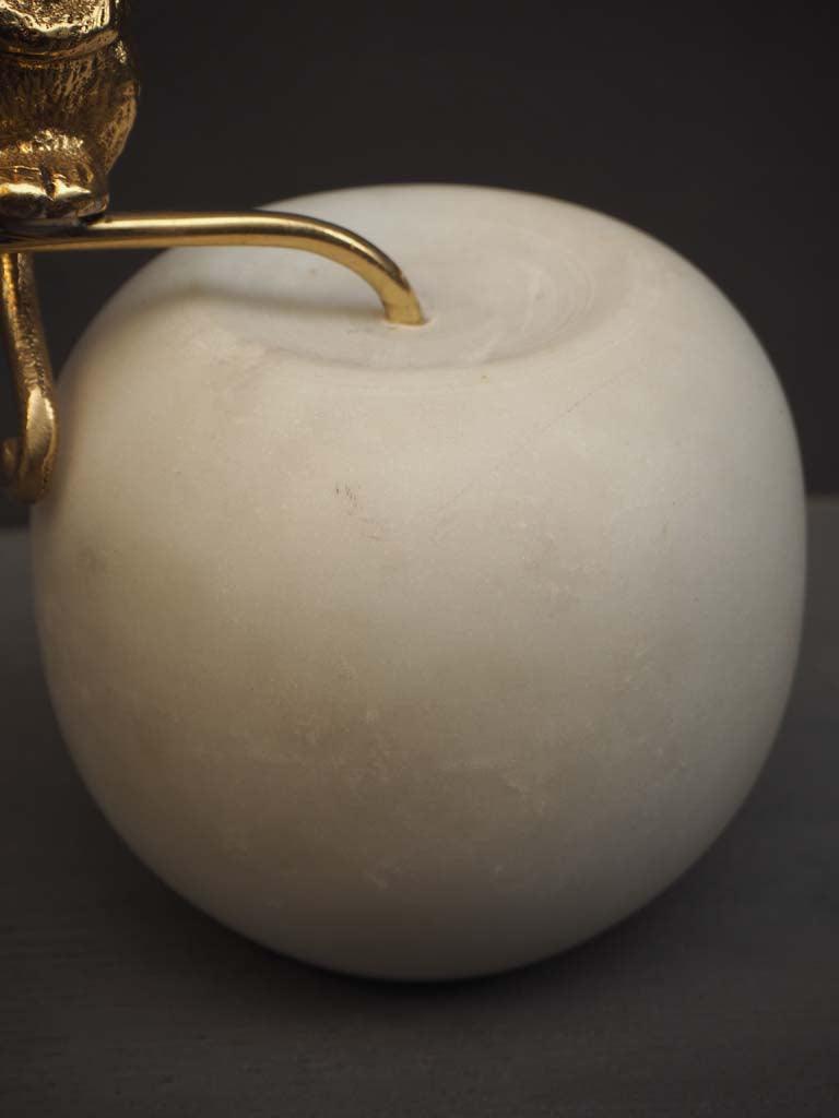 Golden Monkey on Marble Apple - Twenty Six